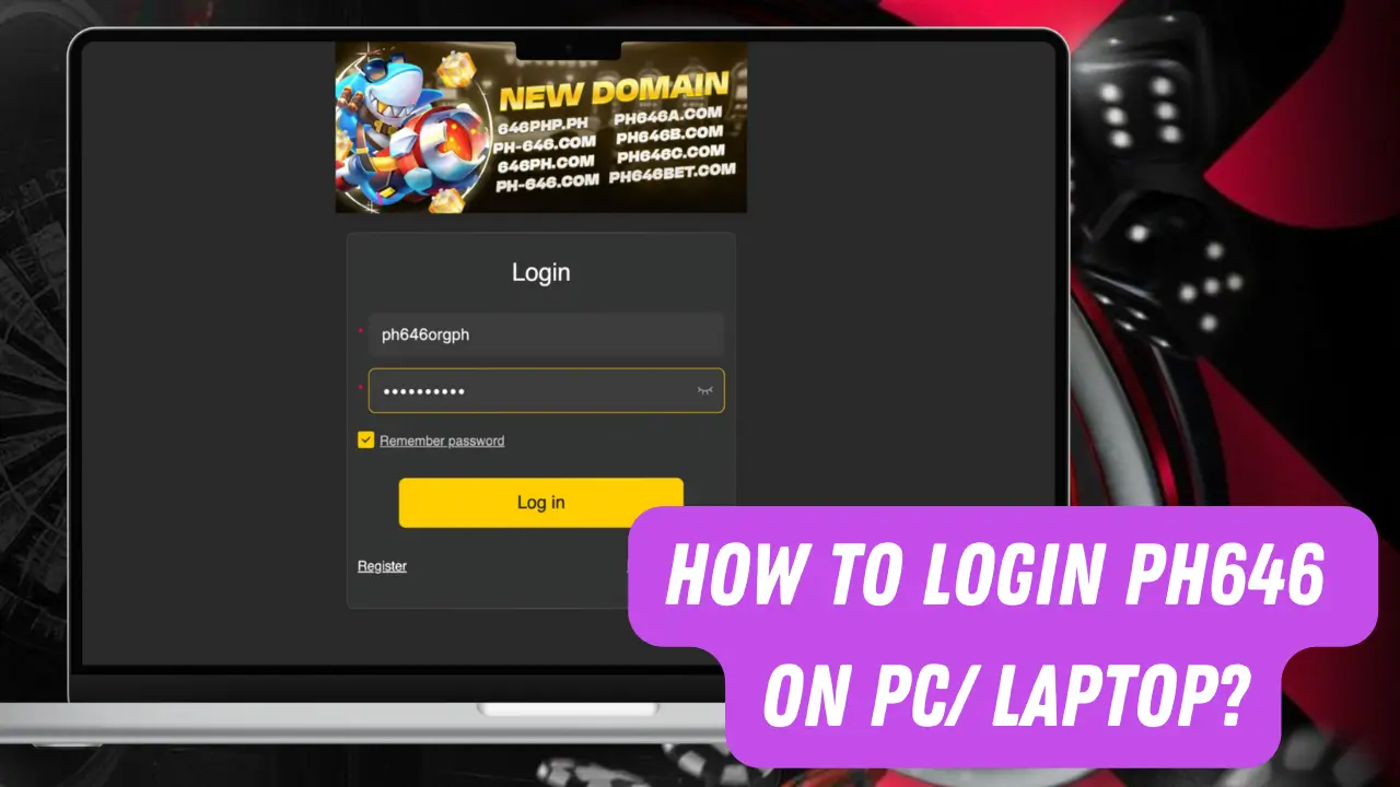 PH646 Login on pc